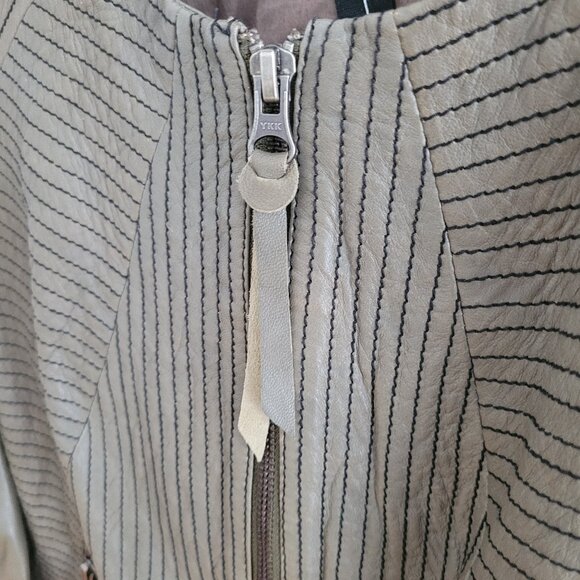 ImprovD Lamb Leather Moto Jacket - Picture 3 of 16